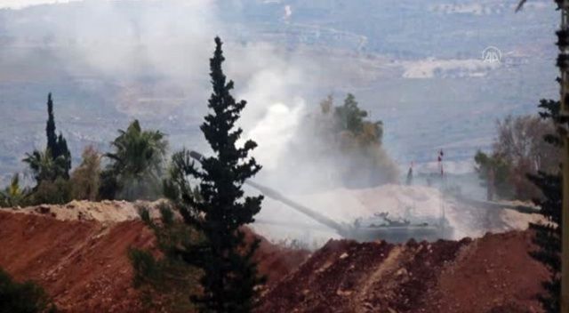 TSK, sivil yerleşimleri vuran Esad rejimi topçusuna karşılık veriyor