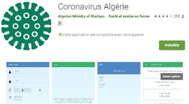 Cezayir&#039;den koronavirüsle mücadelede mobil uygulama