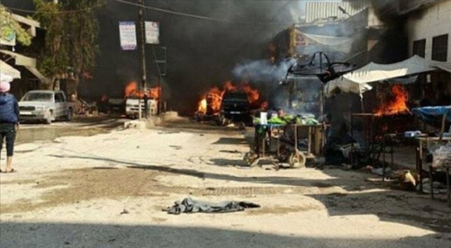 Afrin&#039;de bomba yüklü tankerle terör saldırısı: 11&#039;i çocuk 40 ölü
