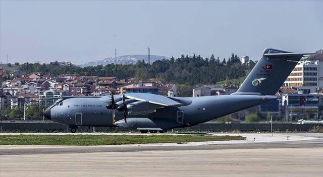 Türkiye&#039;nin, tıbbi yardımlarını taşıyan askeri kargo uçağı ABD&#039;ye ulaştı