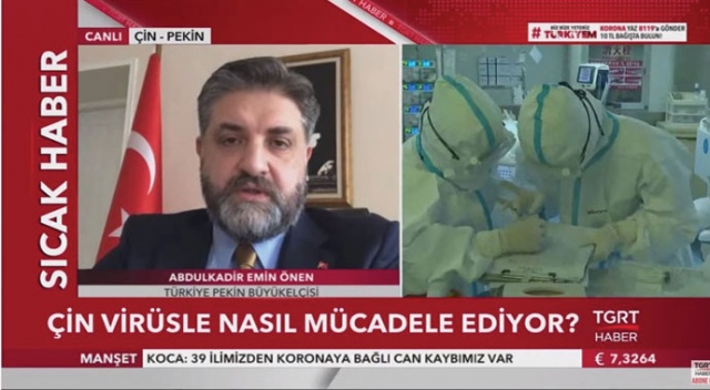 Türkiye’nin Pekin Büyükelçisi Önen: “Aşı çalışmaları en az 8 ay ile 1 yıl arasında sonuç verebilir&quot;