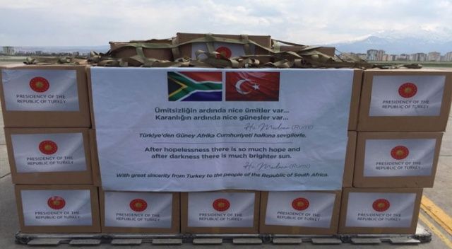 Türkiye&#039;nin yardım eli Güney Afrika Cumhuriyeti&#039;ne de uzandı