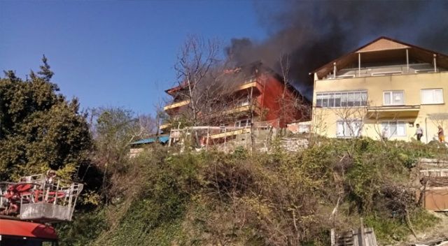 Zonguldak&#039;ta yangın: 2 daire kullanılamaz hale geldi