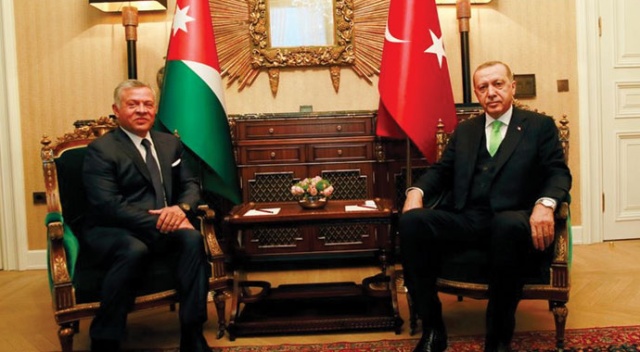 Cumhurbaşkan Erdoğan, Ürdün Kralı II. Abdullah ile telefonda görüştü