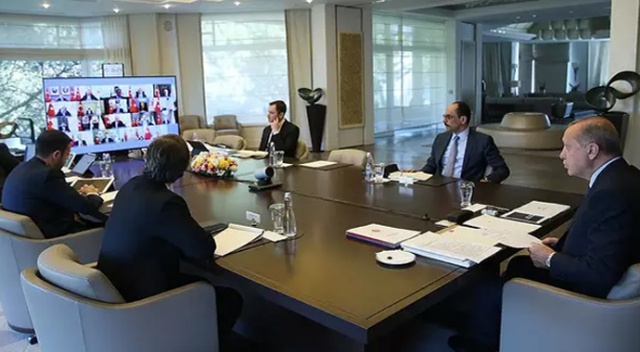 Cumhurbaşkanlığı Kabinesi 9’uncu kez video konferansla toplandı