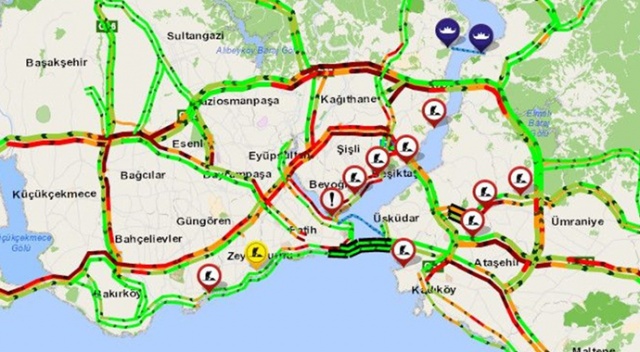 Normalleşme sürecinin ilk mesai bitiminde İstanbul trafiği
