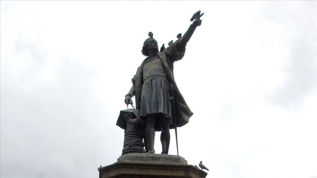 ABD&#039;de Kristof Kolomb&#039;un heykeli isminin verildiği şehirden kaldırıldı