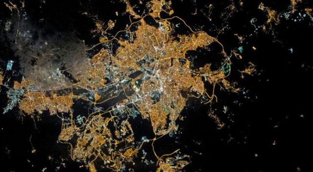 NASA, Ankara&#039;nın uzaydan çekilmiş fotoğrafını paylaştı