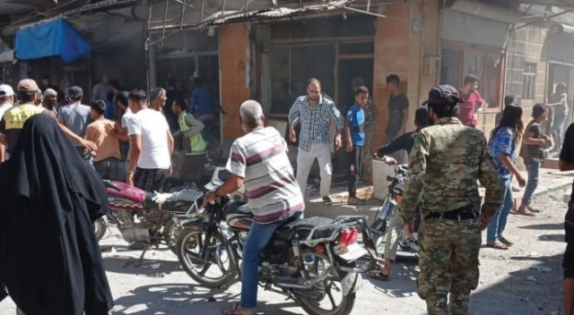 Cerablus’ta bomba yüklü motosiklet patladı: 1 ölü