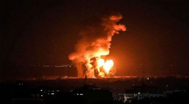 İsrail yine Gazze&#039;yi vurdu