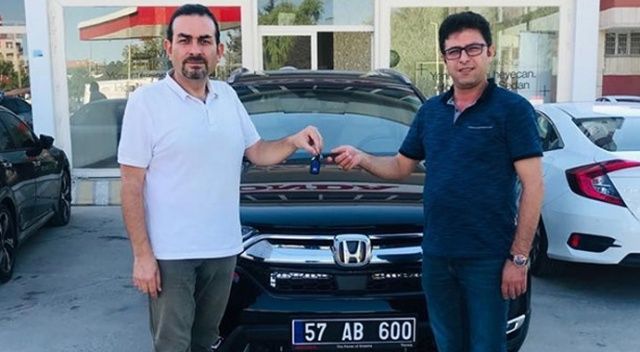 Sinop Türkeli Belediyesi Honda CR-V Hybrid&#039;i filosuna ekledi