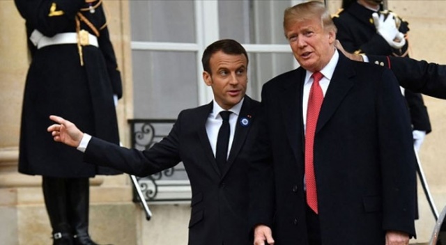 Trump ve Macron arasında Doğu Akdeniz görüşmesi