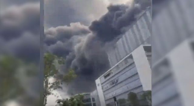 Çinli teknoloji şirketi Huawei&#039;nin laboratuvarında korkutan yangın