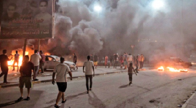 Hafter göstericilere  ateş açtı: 5 yaralı
