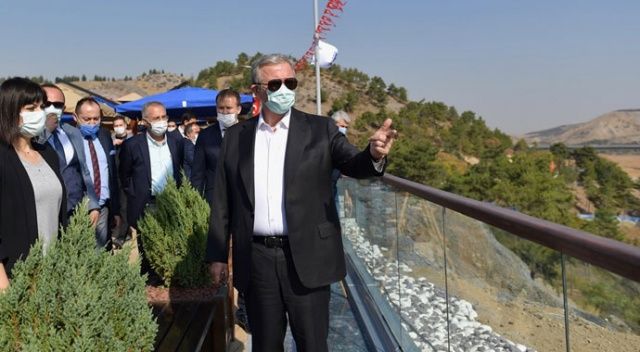 Başkan Yavaş Çubuk-1 Barajı Rekreasyon Alanını medya temsilcilerine ve büyükelçilere tanıttı