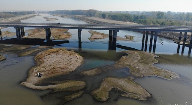 Meriç Nehri, tarihinin en kurak dönemlerinden birini yaşıyor