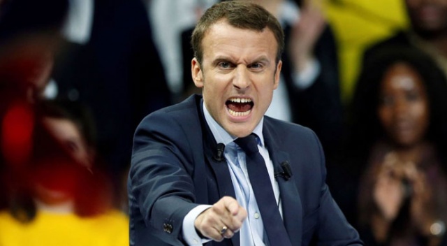 Musluk kesildi Macron çıldırdı