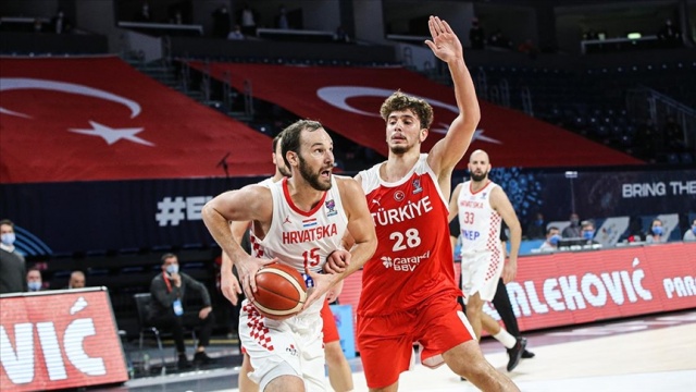 A Milli Erkek Basketbol Takımı Hırvatistan&#039;a 79-62 yenildi