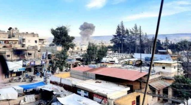 Afrin&#039;de bomba yüklü araç patladı : 3 ölü