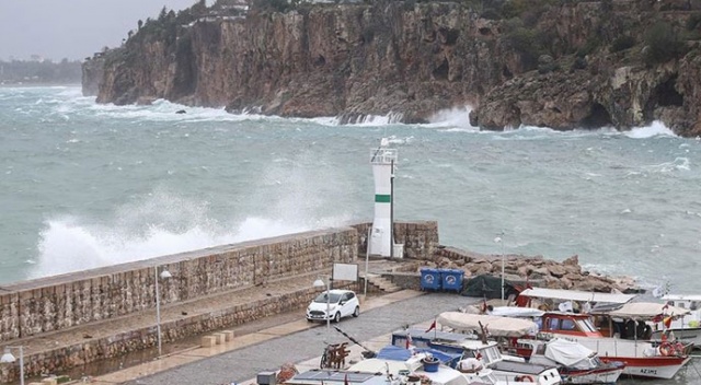 Antalya için kuvvetli fırtına uyarısı