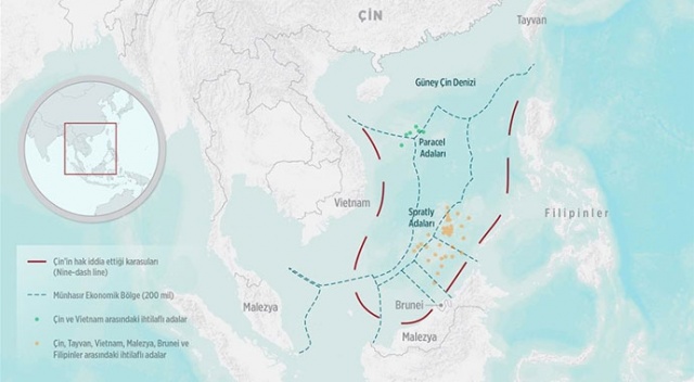 Güney Çin Denizi&#039;nde Malezya-Çin gerilimi