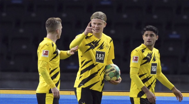 Haaland hat-trick yaptı, Dortmund zorlanmadı