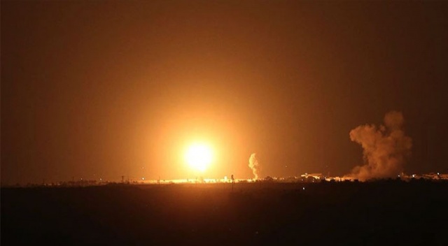 İsrail ordusu, Gazze&#039;deki Hamas&#039;a ait noktaları vurduğunu açıkladı