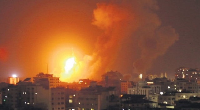 İsrail ordusundan Gazze&#039;ye hava saldırısı