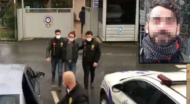 Beşiktaş’ta dehşeti yaşatan saldırganın yakalandığı anlar kamerada
