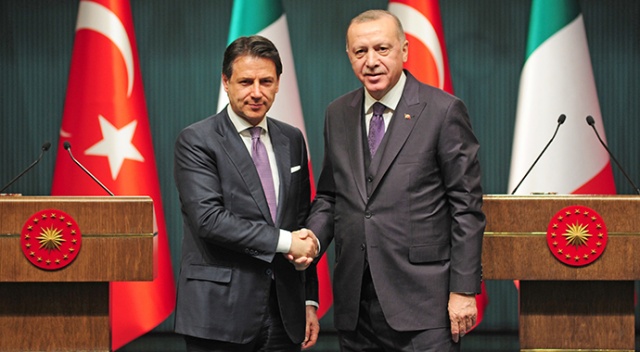 Erdoğan, İtalya Başbakanı ile Doğu Akdeniz&#039;i görüştü