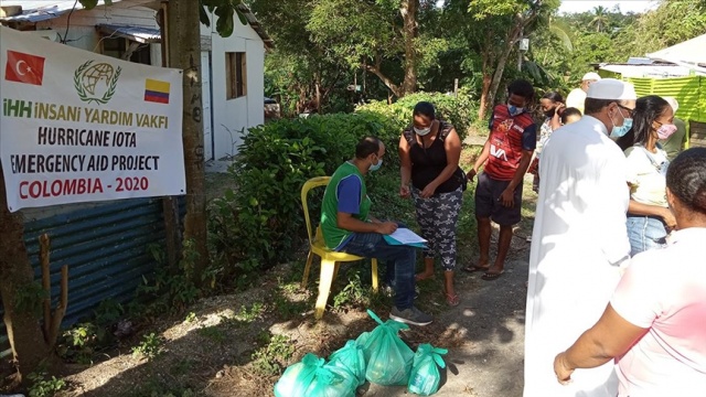 İHH&#039;dan Kolombiya ve Guatemala&#039;daki kasırga mağdurlarına yardım
