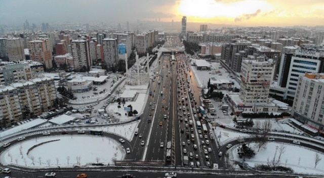 Kar yağışı bugün İstanbul’u terk ediyor