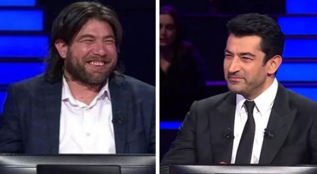 Kim Milyoner Olmak İster&#039;e katılan yarışmacı Kenan İmirzalıoğlu&#039;nu gülme krizine soktu