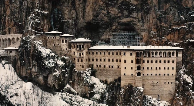 Sümela Manastırı&#039;na ziyaretçi yasağı Mart ayına kadar sürecek