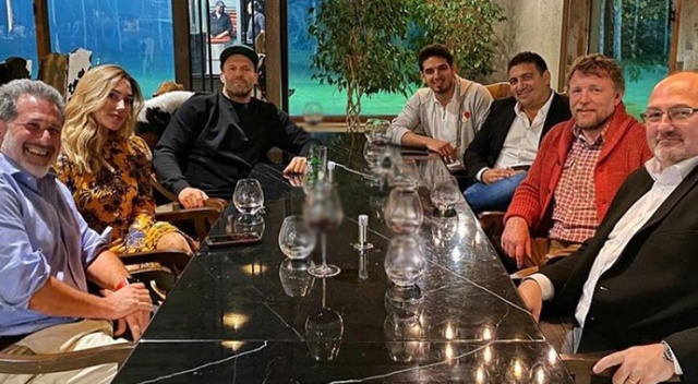 Jason Statham ve Ali Şafak Öztürk akşam yemeğinde buluştu