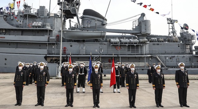 NATO Daimi Mayın Karşı Tedbirleri Deniz Görev Grubu-2&#039;nin komutası Türkiye&#039;ye geçti