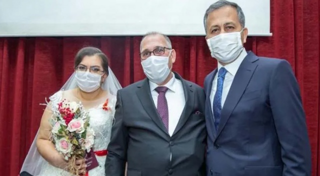Nikah şahitleri İstanbul Valisi Ali Yerlikaya oldu