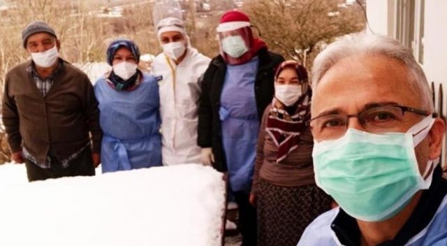 Sağlık ekipleri kar kış demeden aşılama çalışmalarını sürdürüyor