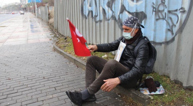 Adalet aramak için Gaziantep’ten Ankara’ya yürüdü