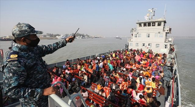 BM heyeti Bangladeş&#039;in Arakanlı mültecileri yerleştirdiği adayı ziyaret edecek