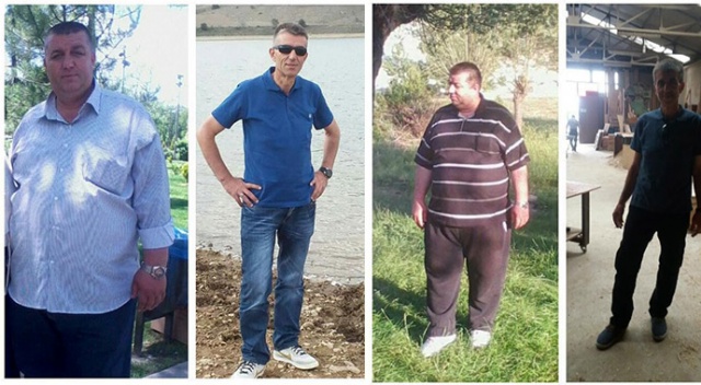 Üç çocuk babası Arıkan, 229 kilodan 78 kiloya düştü