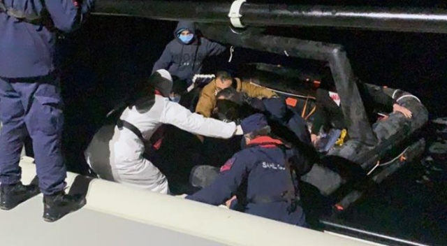 7 düzensiz göçmen kurtarıldı