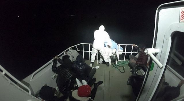 8 göçmenin imdadına Sahil Güvenlik ekipleri yetişti