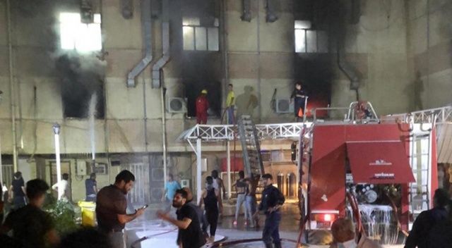 Bağdat’taki hastane yangınında ölü sayısı 82&#039;ye yükseldi