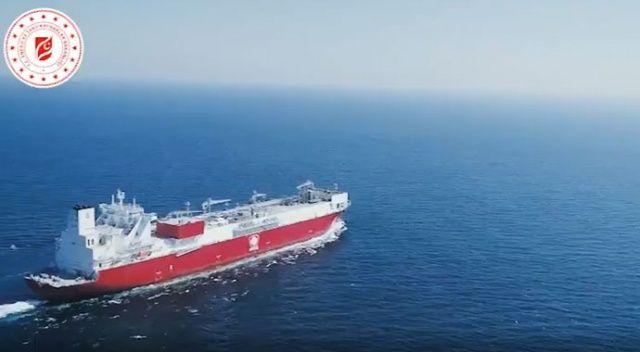 İlk doğalgaz depolama ve sıvılaştırma gemisi Türkiye’de