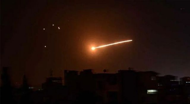 İsrail&#039;den Şam&#039;a gece bombardımanı