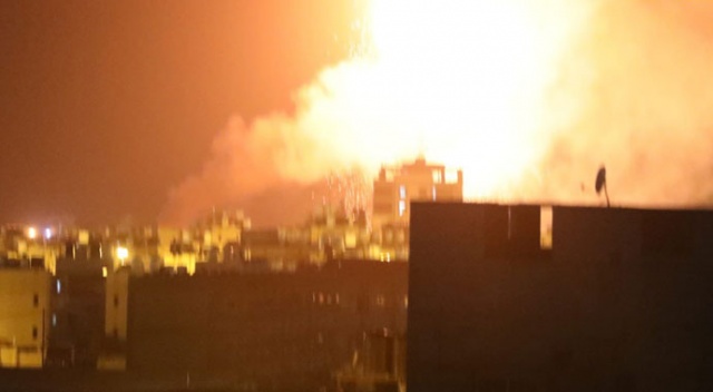İsrail ordusundan Gazze&#039;de bazı hedeflere hava saldırısı