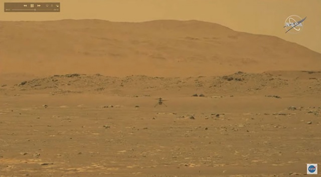 NASA duyurdu: Mars&#039;ta tarihi uçuş