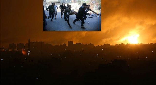 Gazze bombardıman altında: İşgalci İsrail saldırılarını sürdürüyor