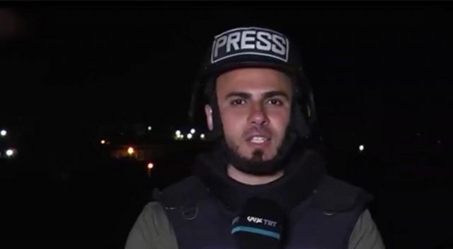 Hain saldırıya canlı yayında yakalandı: TRT Arabi muhabirinin en zor yayını